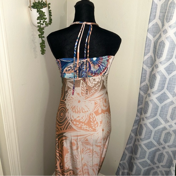 Stunning Papaya Orange Maxi Dress - Size Large 🧡 - Picture 6 of 8